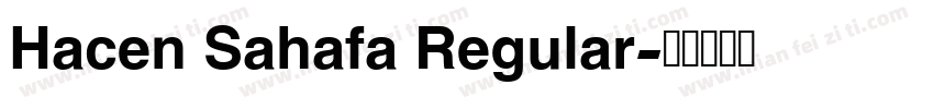 Hacen Sahafa Regular字体转换